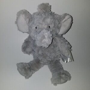 NWT Peanut Shell Elephant Plush Gray Lovey Baby Toy Gift 12" Stuffed Animal